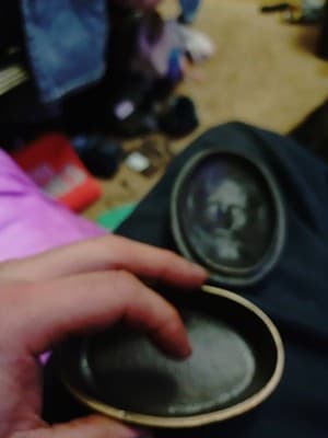 Vtg Scott Nelles Studios Cast Bronze Old Man Face Figural Lidded Box Art Signed - Thumbnail 9