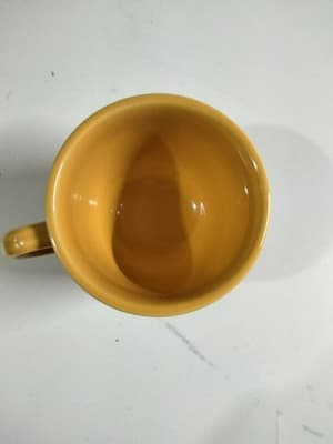 Fiesta Sunflower Yellow Cup and Saucer Set of 4 - HLC USA Stoneware - Thumbnail 7