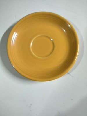 Fiesta Sunflower Yellow Cup and Saucer Set of 4 - HLC USA Stoneware - Thumbnail 5