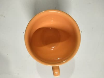 Vintage Fiesta Apricot Cup and Saucer Set of 4 - Homer Laughlin HLC - Thumbnail 8