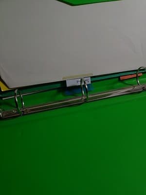 Mead TRAPPER KEEPER Green 1.5" 3 Ring Binder 2013 Vertical Pockets Snap Closure - Thumbnail 3