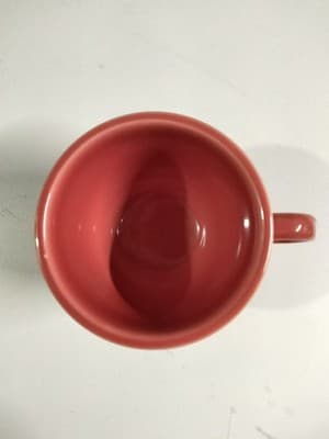 Vintage Fiesta Cinnabar Cup and Saucer Set of 4 - Homer Laughlin HLC USA - Thumbnail 6