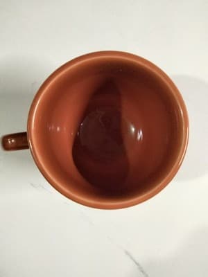 Fiesta Paprika Cup and Saucer Set of 4 - HLC USA Vintage Stoneware - Thumbnail 3