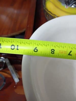 Vintage McCoy Pottery 10" White Beehive Stacking Mixing Bowl - Oven Proof - Thumbnail 6