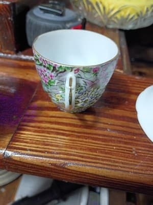 Vintage Consco Marilyn-Exclusive Chintz Teacup Saucer & Plate Trio - Japan - Thumbnail 14