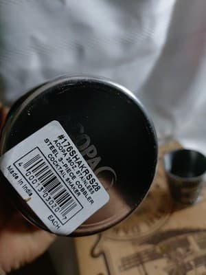 1 Drink Mixer Shaker And 1 Pewter Iowa Shot Glass - Thumbnail 3