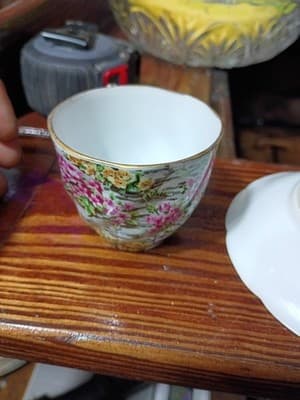 Vintage Consco Marilyn-Exclusive Chintz Teacup Saucer & Plate Trio - Japan - Thumbnail 13