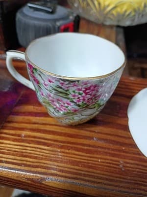 Vintage Consco Marilyn-Exclusive Chintz Teacup Saucer & Plate Trio - Japan - Thumbnail 12