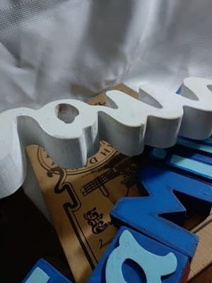 2 Wooden Carved Decorative (home - FaMiLy) - Thumbnail 6