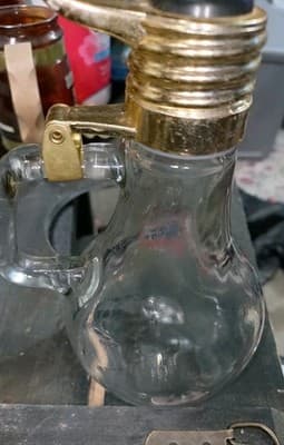 Vintage 1987 Bud Light Light Bulb Glass Dispenser Pitcher Anheuser-Busch - Thumbnail 8