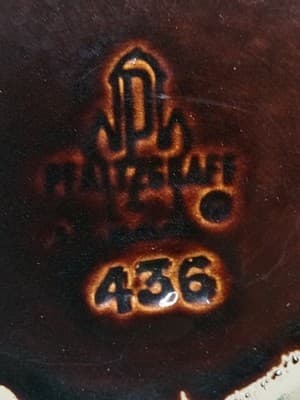 Vintage Pfaltzgraff Brown Drip Gravy Boat 436 3 1/2" Tall - Thumbnail 2