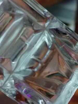 Vintage 3-Piece Glass Salad Set: 9" Basket Weave Bowl & 10" Column Handle... - Thumbnail 8