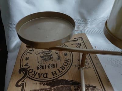 5 Piece Candle Holder With Candles. - Thumbnail 5