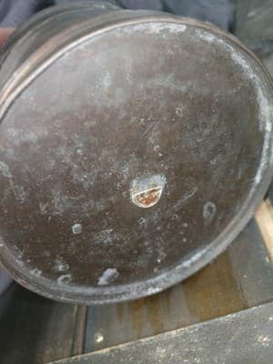 Vintage Primitive Metal Cream Can | Rustic Farmhouse Dairy Pail | Antique... - Thumbnail 6