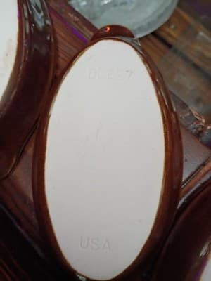 Set of 4 Vintage Hall China DC627 Brown & White Individual Au Gratin Bakers 9”1 - Thumbnail 9