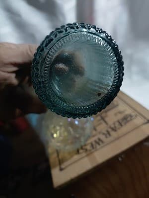 3 Decorative Small Vases . Colored Glass - Thumbnail 6