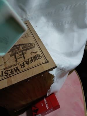 Rae Dunn Turquoise Ceramic House Flower Vase I Love MOM - Thumbnail 5