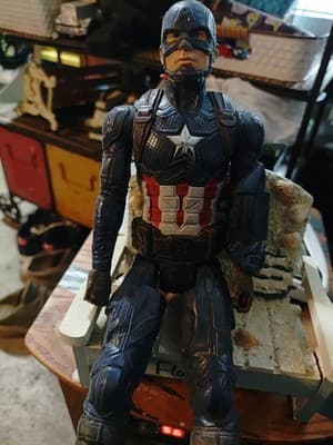 Marvel Avengers Endgame Captain America 2018 Hasbro 12" Action Figure Titan Hero - Image 1