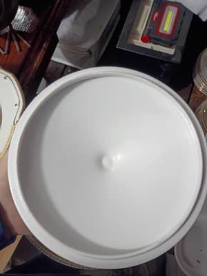 Vintage National China Patricia Pattern Round Covered Vegetable Tureen - Japan - - Thumbnail 10