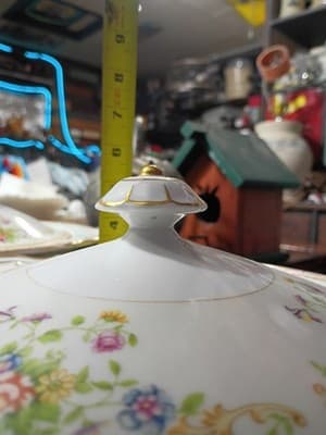 Vintage National China Patricia Pattern Round Covered Vegetable Tureen - Japan - - Thumbnail 7