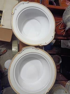 Vintage National China Patricia Pattern Round Covered Vegetable Tureen - Japan - - Thumbnail 6