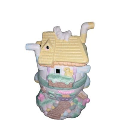 Lighted Grocery Easter Village Vintage Hand Painted Porcelain.. No Box - Thumbnail 2