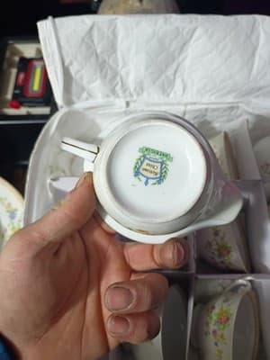 16-Pc National China Patricia Set - NO CHIPS - 15.5" XL Platter, Sugar/Creamer, - Thumbnail 20