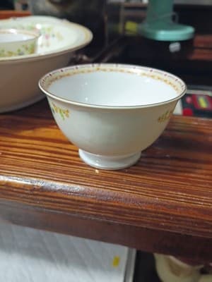 14-Pc Vintage National China Patricia Set - Service for 4 + Gravy Boat & Serving - Thumbnail 11