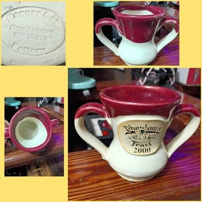Banner Oak Pottery Phantom’s Feast 2000 Mug MN Renaissance Festival Craig... - Image 1