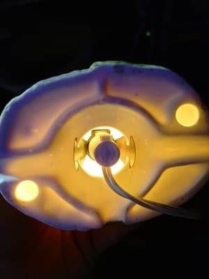 Vintage Easter Jubilee Kmart Porcelain Teapot House 'Toy Shop' Lighted Excellent - Thumbnail 8