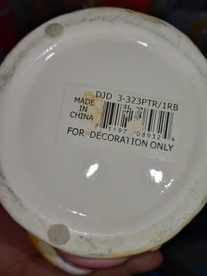 Vintage Style Ceramic Easter Bunny Cup Planter Tiered Tray Decor - Thumbnail 7