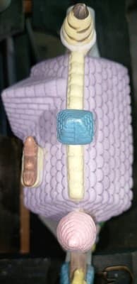 Vintage Ceramic House Teapot Novelty Figurine | "Bakery" Cottage Core Decor - Thumbnail 5