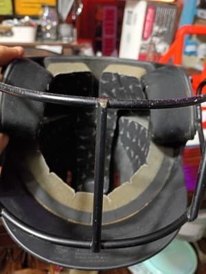 Mizuno B6 Adult Softball Batting Helmet with Face Mask Matte Black 2021 - Thumbnail 6