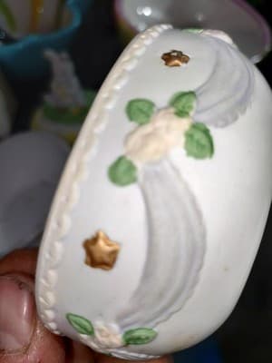 VINTAGE Ceramic Easter Bunny Rabbit Trinket Boxes Covered Dishes (PAIR OF 2)... - Thumbnail 12