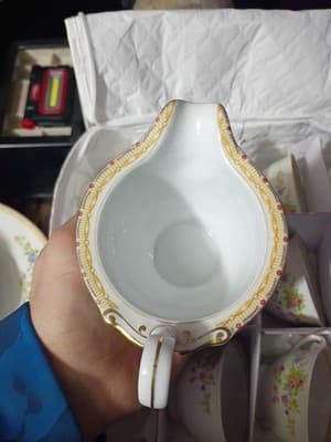 16-Pc National China Patricia Set - NO CHIPS - 15.5" XL Platter, Sugar/Creamer, - Thumbnail 18