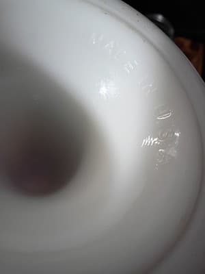 Vintage Sunkist Milk Glass Juice Reamer McKee Glass Pat 68764 1920s Kitchenware - Thumbnail 8