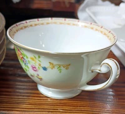 14-Pc Vintage National China Patricia Set - Service for 4 + Serving Platter &... - Thumbnail 6