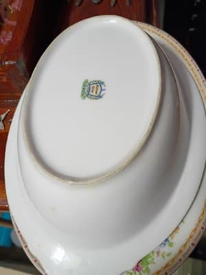 14-Pc Vintage National China Patricia Set - Service for 4 + Serving Platter &... - Thumbnail 10