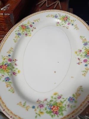 14-Pc Vintage National China Patricia Set - Service for 4 + Serving Platter &... - Thumbnail 11