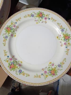 14-Pc Vintage National China Patricia Set - Service for 4 + Serving Platter &... - Thumbnail 16