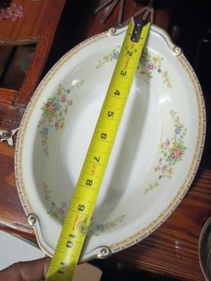 14-Pc Vintage National China Patricia Set - Service for 4 + Gravy Boat & Serving - Thumbnail 2