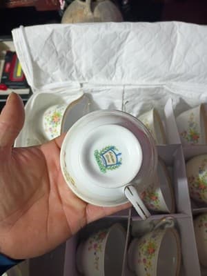 16-Pc National China Patricia Set - NO CHIPS - 15.5" XL Platter, Sugar/Creamer, - Thumbnail 22