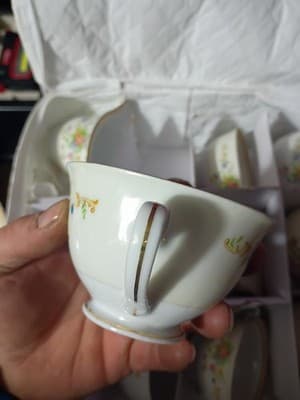 16-Pc National China Patricia Set - NO CHIPS - 15.5" XL Platter, Sugar/Creamer, - Thumbnail 24