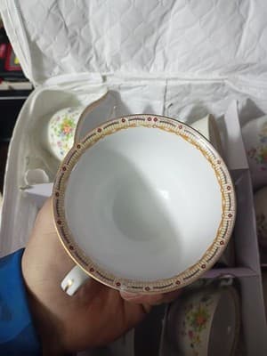 16-Pc National China Patricia Set - NO CHIPS - 15.5" XL Platter, Sugar/Creamer, - Thumbnail 23