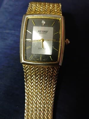 Nelsonic Diamond Quartz Nd506, SR626SW, Base Metal Bezel. Not Tested - Image 1