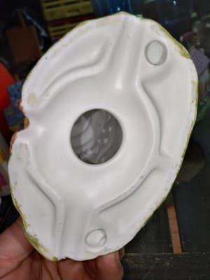 Vintage Easter Village Teapot House Figurine Violets Flowers Hand Painted... - Thumbnail 7