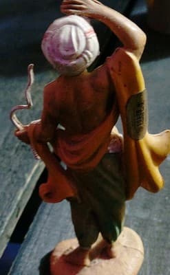 FONTANINI DEPOSE ITALY EARLY 4" MALACHI CAMEL DRIVER NATIVITY VILLAGE FIGURE NEW - Thumbnail 3