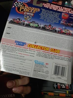 Lot Of 6 Vintage Racing Items: 2 Kenny Irwin Figurines, #3 Cards, #3 Sound Book, - Thumbnail 3