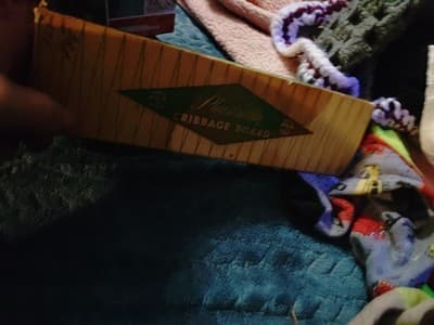 Pleasantime Wooden Cribbage Board Vintage - Thumbnail 4