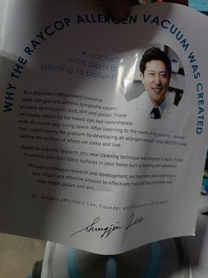 Raycop RE-100AWH Lite Handheld UV HEPA Allergen Sanitizing Vacuum 330W White - Thumbnail 8